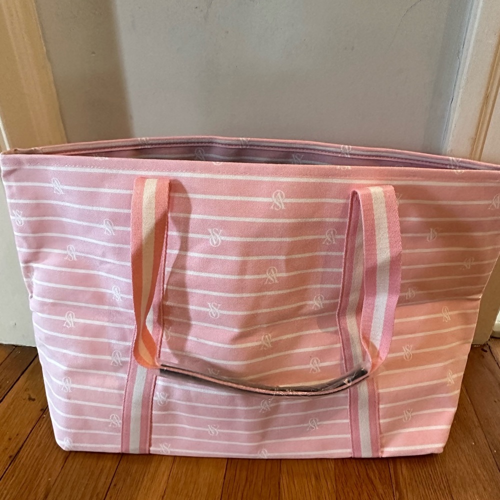 Victoria’s Secret Pink and White Tote Bag New